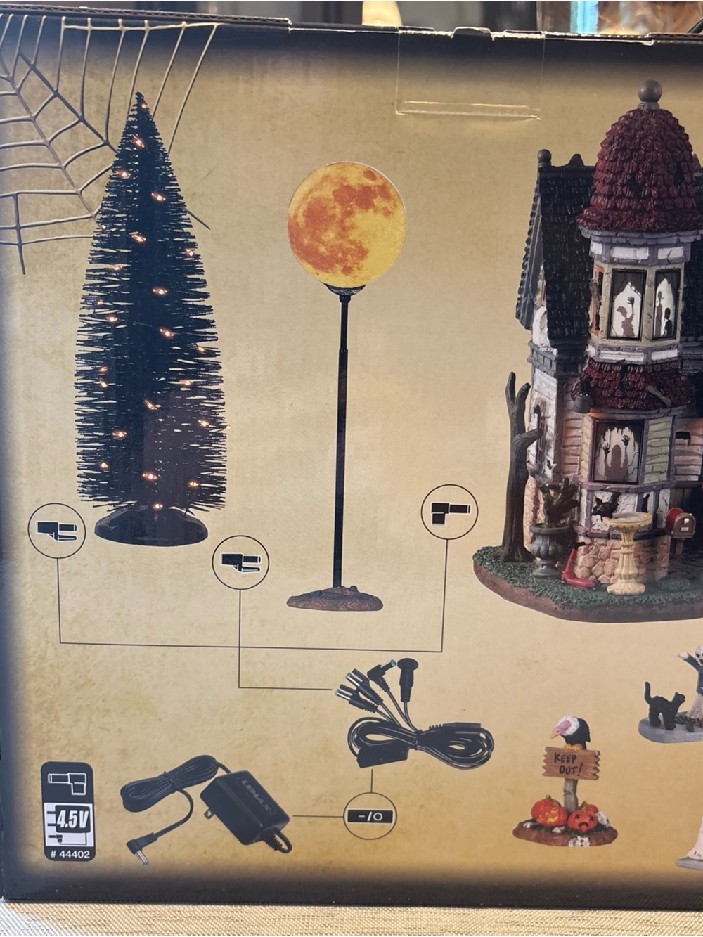Lemax  Spooky Town- The The House of Shadows 11 PC Boxed Set New Halloween - Picture 8 of 11
